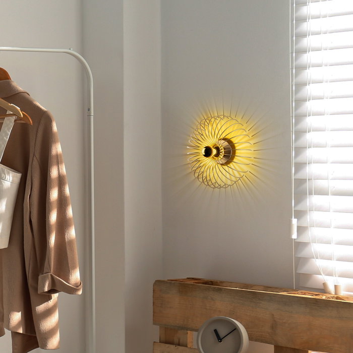 Opviq Karsortel - N-645-1 Aplique de Pared Dorado Opviq Karsortel - N-645-1 Aplique de Pared Dorado